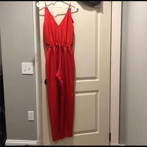 H&M Pants - H & M jumpsuit red 2 xs H&M Pants - H & M jumpsuit red 2 xs
